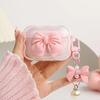 Pink bow for AirPods1 apple bluetooth wireless headset cover 1/1/1 generation pro1 cute pendant