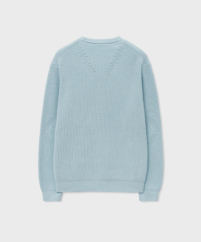 INTEMPOMOOD Hachi Elbow Volume Pullover_Light Blue