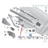BMW 5 Series F18/F10 Rear Left Window Switch Trim, Black (Part No. 51422452409)