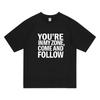2026 Kpop Koreanischer Trend HIPHOP Stars Gleicher Stil Folge Buchstaben Druck T-Shirt Y2K Gothic Baumwolle Oversize T-Shirts Y2K Fans