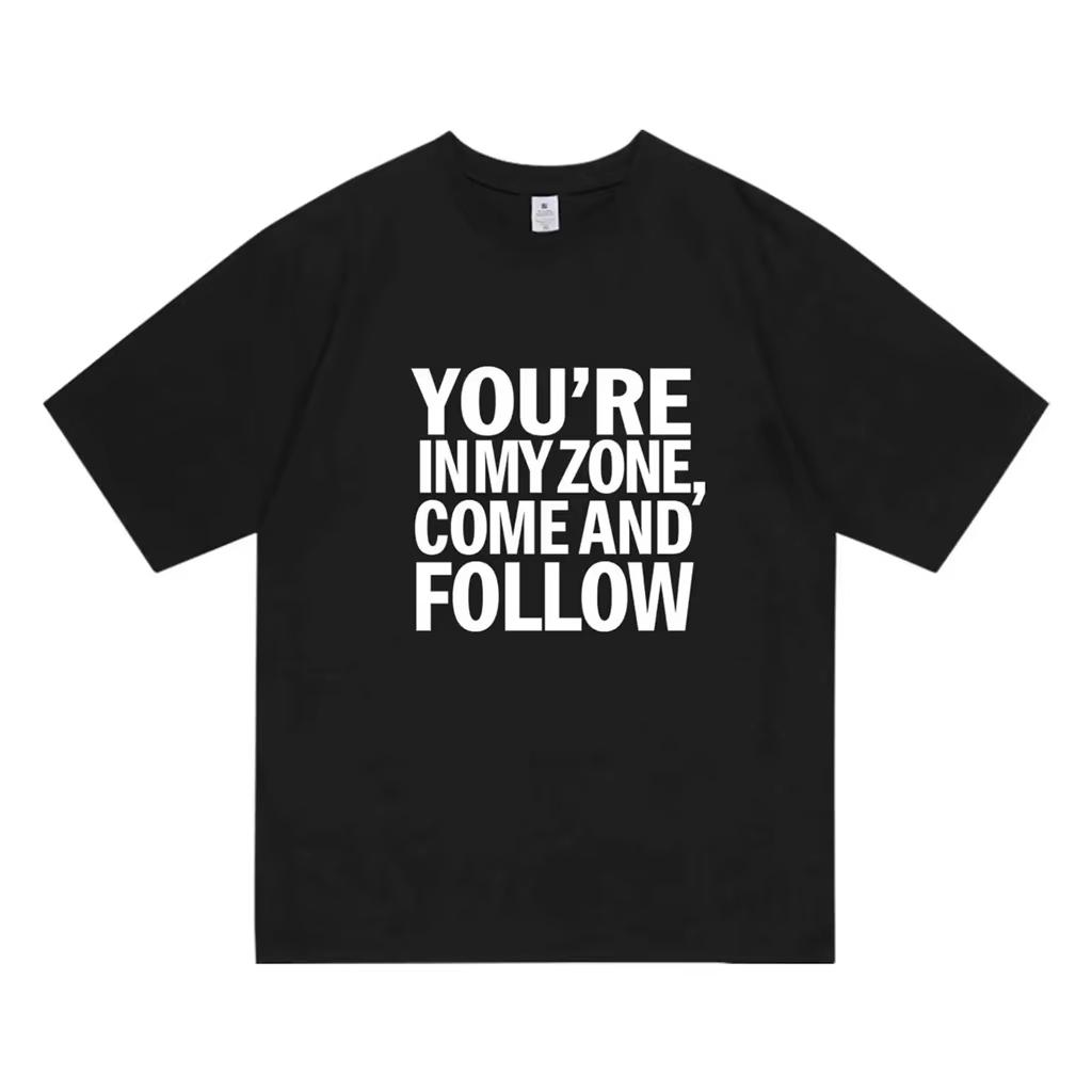 2026 Kpop Koreanischer Trend HIPHOP Stars Gleicher Stil Folge Buchstaben Druck T-Shirt Y2K Gothic Baumwolle Oversize T-Shirts Y2K Fans