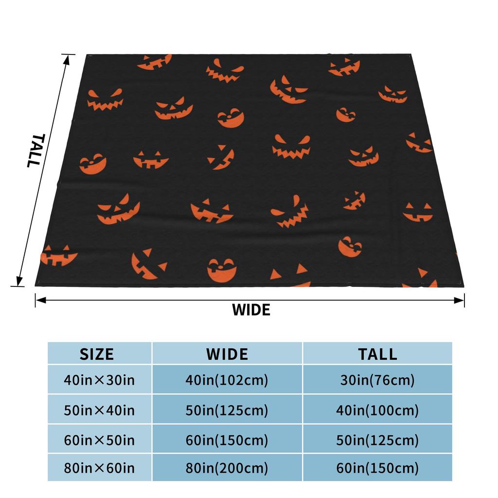 Pink Cute Ghosts Flannel Blankets Halloween Funny Throw Blankets for Home Hotel Sofa 150*125cm Rug Piece