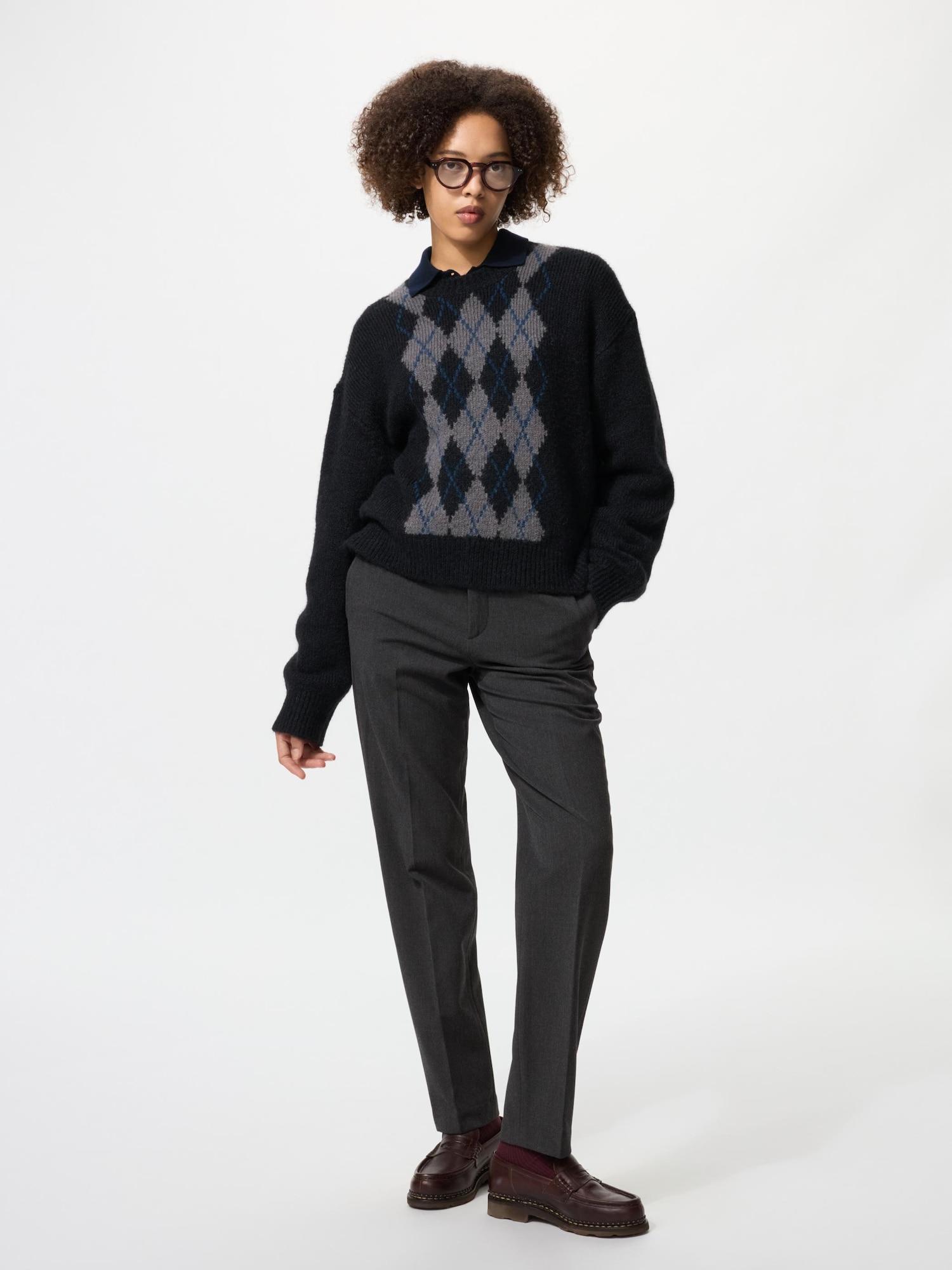 

Uniqlo Япония Теплые брюки Умные Длинные 08 DARK GRAY/XL