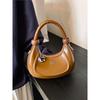 Niche design sense retro fashion portable small bag women's autumn new Maillard shoulder armpit bag