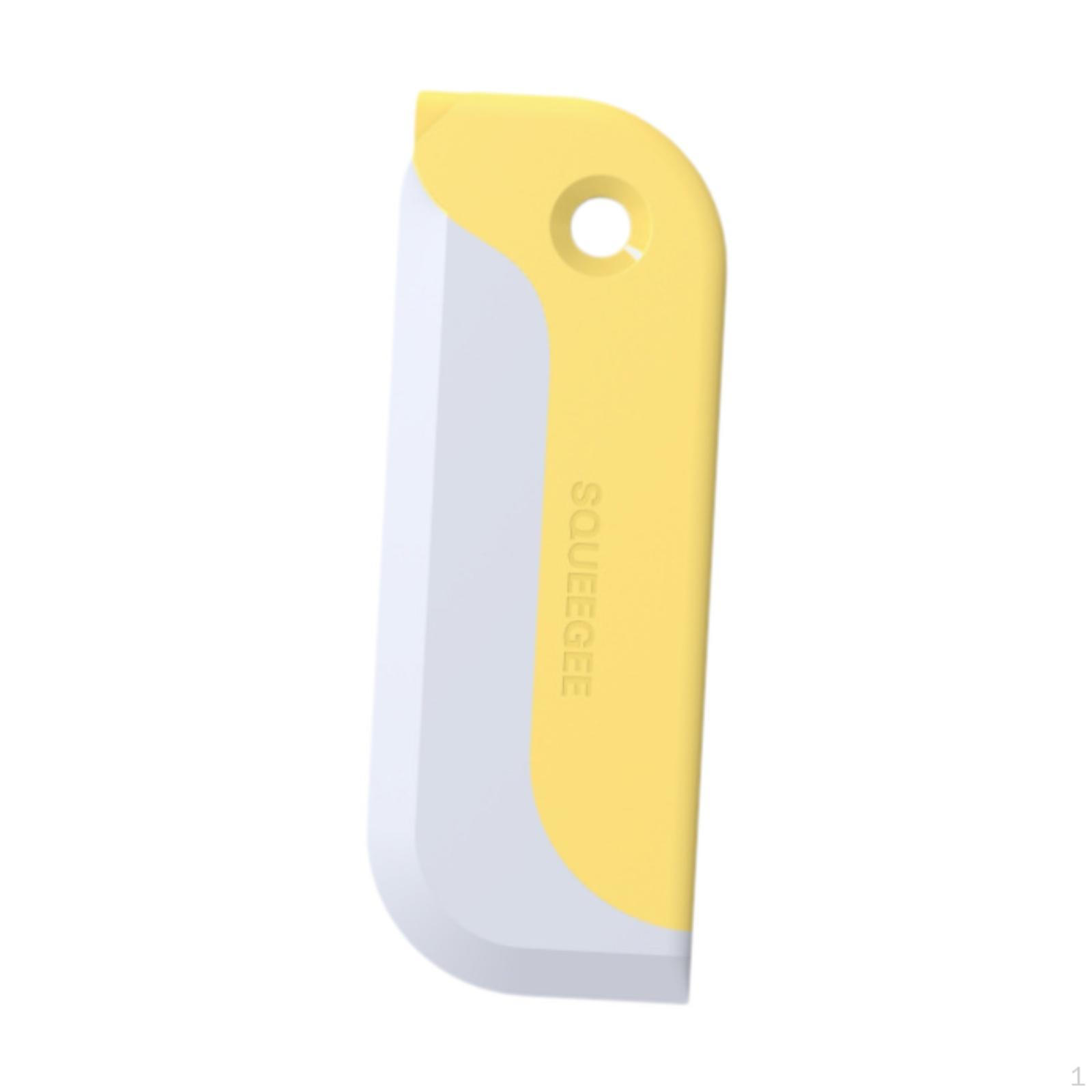 

Car Window Wiper Glass Windshield Scrubber Cleaning up Dish Residue Small Squeegee Mirror Washing жёлтый