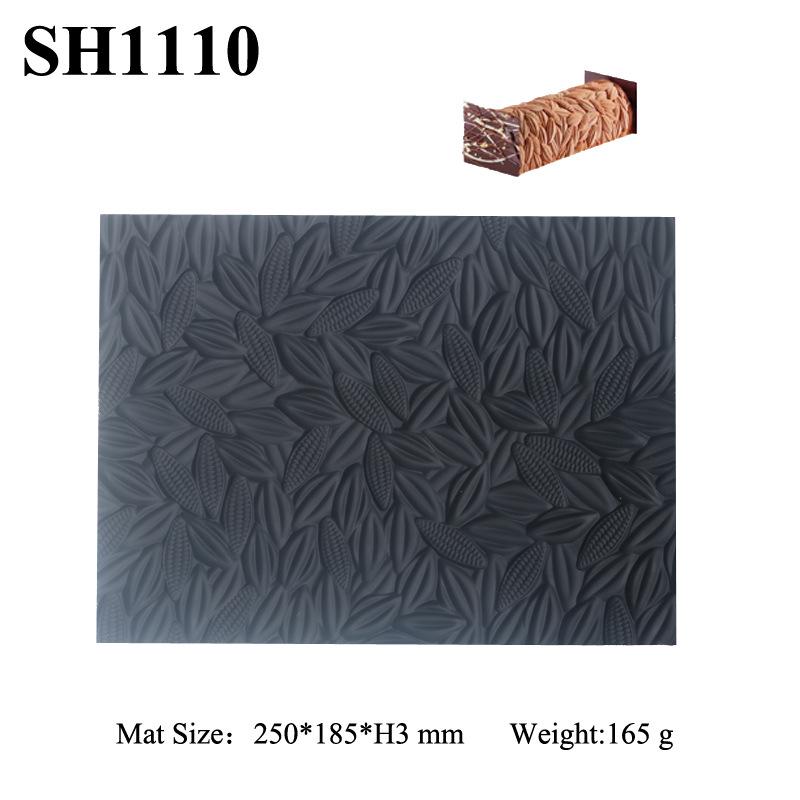 Silicone Mousse Swiss Roll Texture Pad - Tree Bark Lace Fondant Mat for Western Pastry Baking