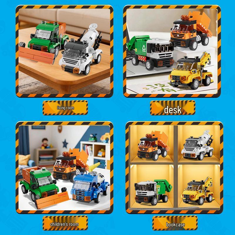 Fang Cheng Educational Building Blocks City Guard Car Puzzle Toy for Boys