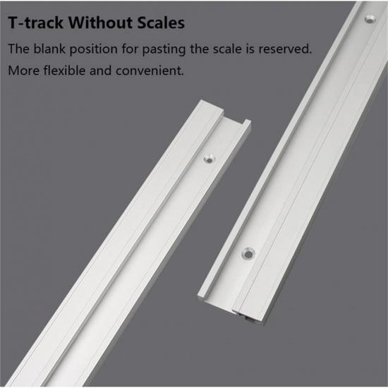 Aluminum Alloy 45 Type T-slot T-track Miter Track Jig Fixture Slot 45x12.8mm For Table Saw Router Table Woodworking Tool