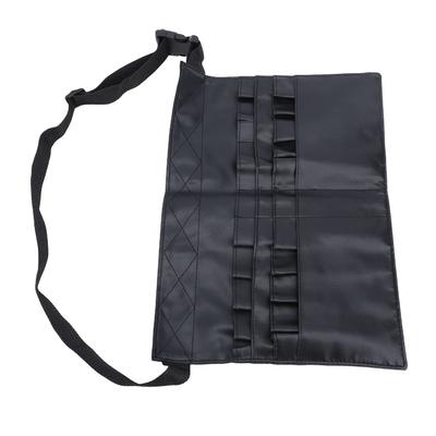 Makeup Brush Waist Bag Multi Pockets PU Cosmetic Makeup Brush Pouch with Artist Belt Strap