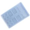 Langlebige Silikonform Schach- und Kartenförmige Gussform Schachzubehör Herstellungsformen Ornamentformen für DIY-Liebhaber