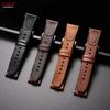 Vintage Brown Genuine Leather Watch Band Quick Release Retro Oil Wax Calfskin Strap for Seiko for Rolex 18mm 20mm 22mm Wristband