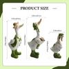 3Pcs Garden Duck Statues Ornaments Decor Unique Housewarming Gift Cute Figurines Animal