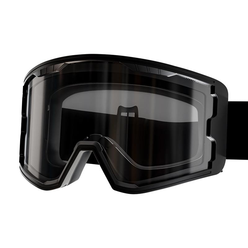 Anti-fog double-layer ski goggles, UV protection, windproof, unisex, trendy, multifunctional