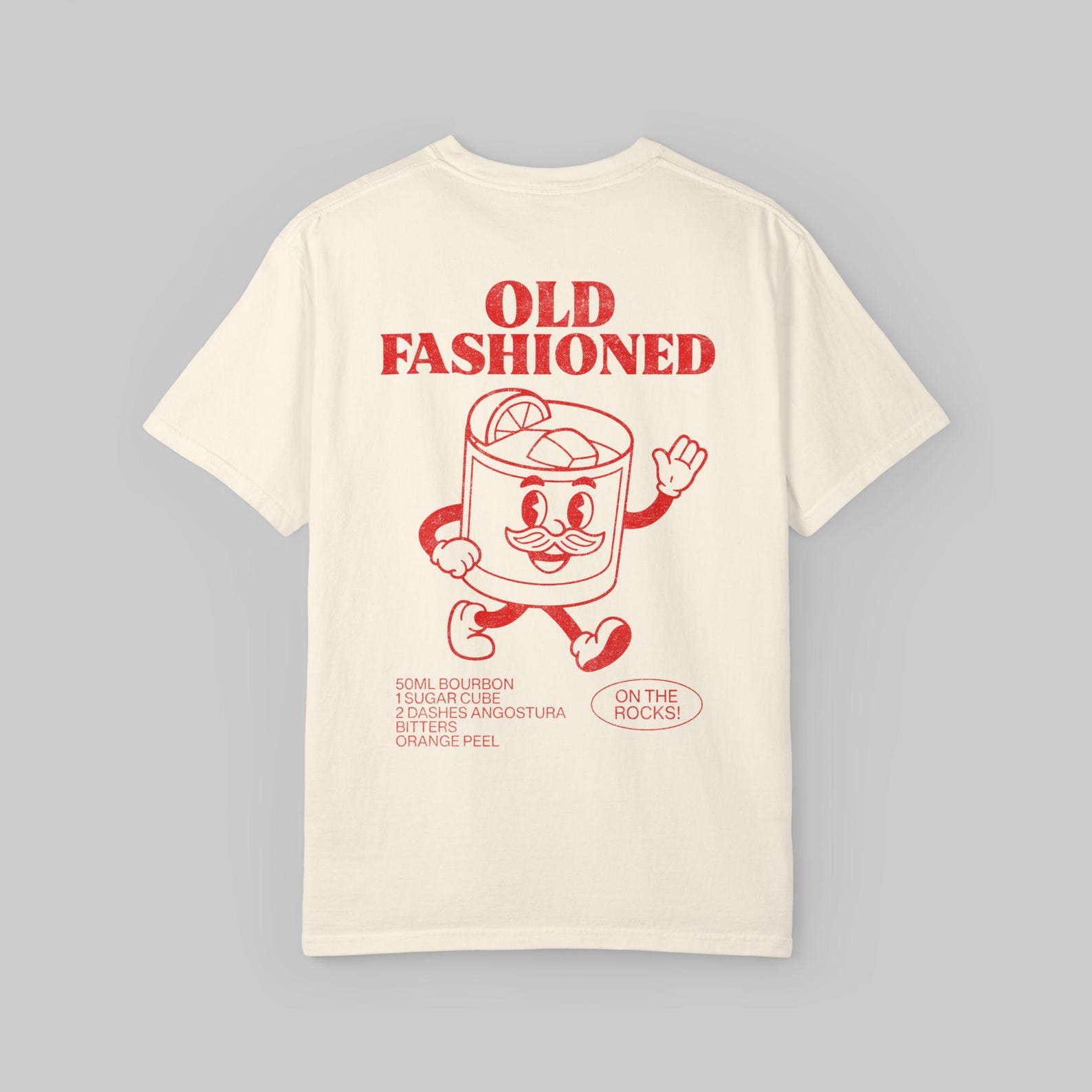 Retro Old Fashioned Cocktail Tee 3XL