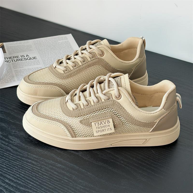 

Little white shoes women s shoes 2025 summer new trend design breathable net shoes versatile casual lightweight fashion board shoes 40