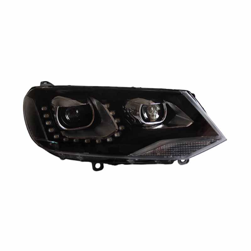 LED Headlight Assembly with Xenon and Turn Signals for 11-15 VW Touareg