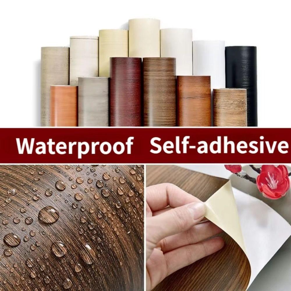 40x100cm Wall Sticker Self Adhesive Wallpaper Roll Cabinet Renovation Wallpaper  for DIY Home Decor