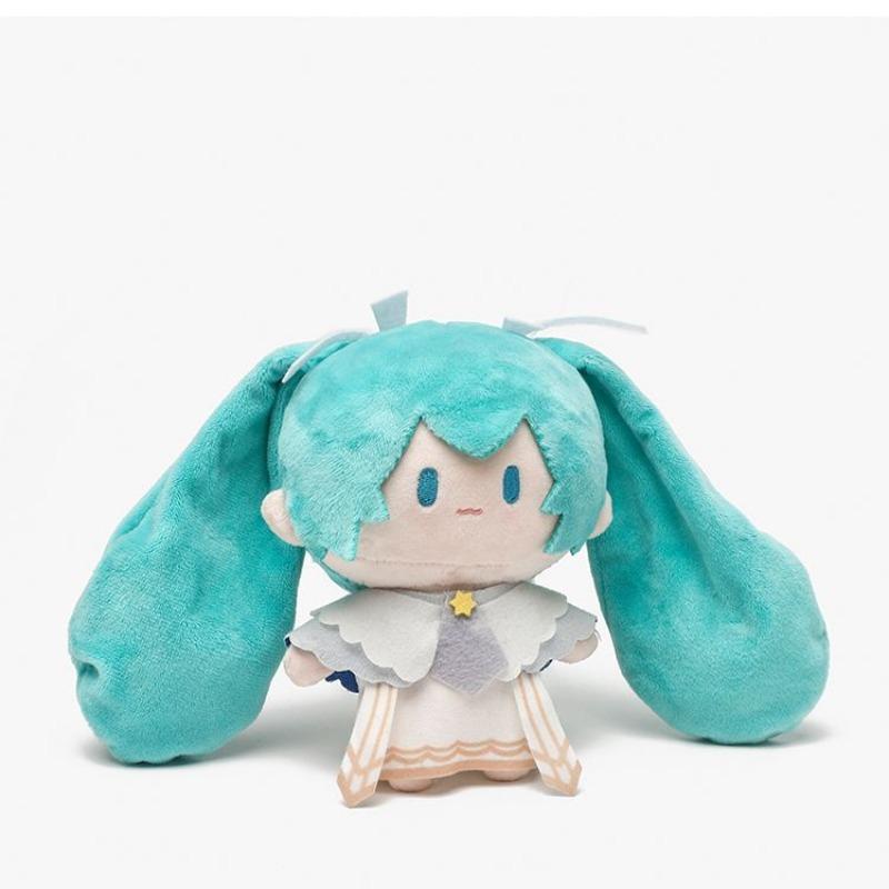6CM 2025 New Anime Hatsune Miku Star Prayer Night Figure Kawaii Q Version Plush Toys Doll Keychain Bag Pendant Gifts