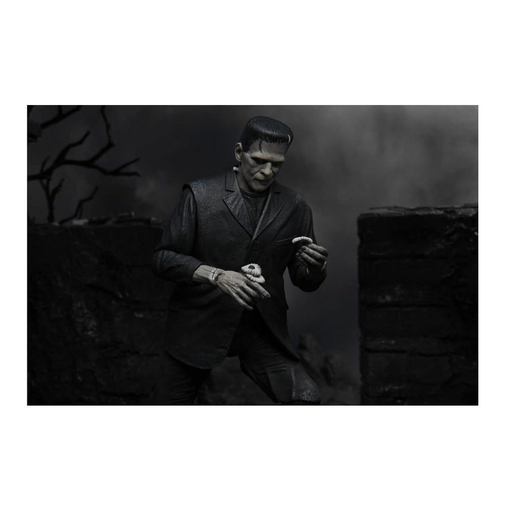 NECA Universal Frankenstein's Monster B&W Ultimate 7in Action Figure