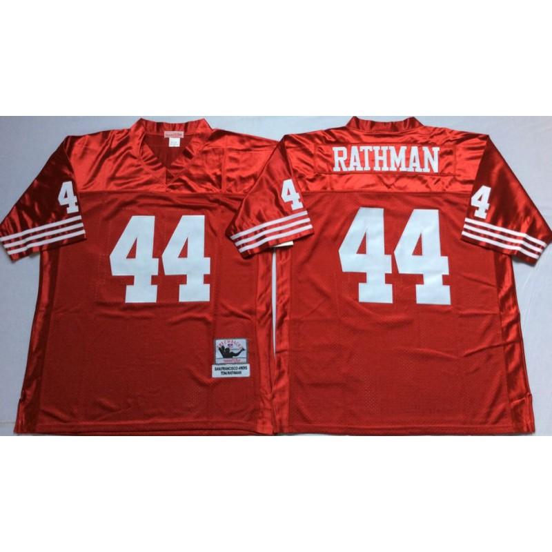 San Francisco 49ers Retro Embroidered NFL Football Jersey Men Women Cotton Blend Sportswear Training Casual Wear