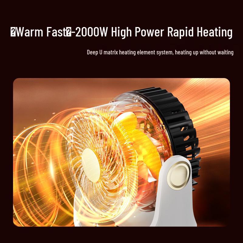 High-Power Dual-Use Hot & Cold Rapid Heating Electric Fan for Home & Office