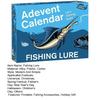24Pcs/Set Christmas Fishing Lure Advent Calendar Artificial Soft Hard Bait Accessories Countdown Calendar Box Fishing Enthusiasts Holiday Gift