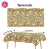 70s 80s 90s Disco Birthday Party Decoration Plastic Tablecloth Disco Mirror Ball Cake Topper Decoration Wedding Hanging Pendants