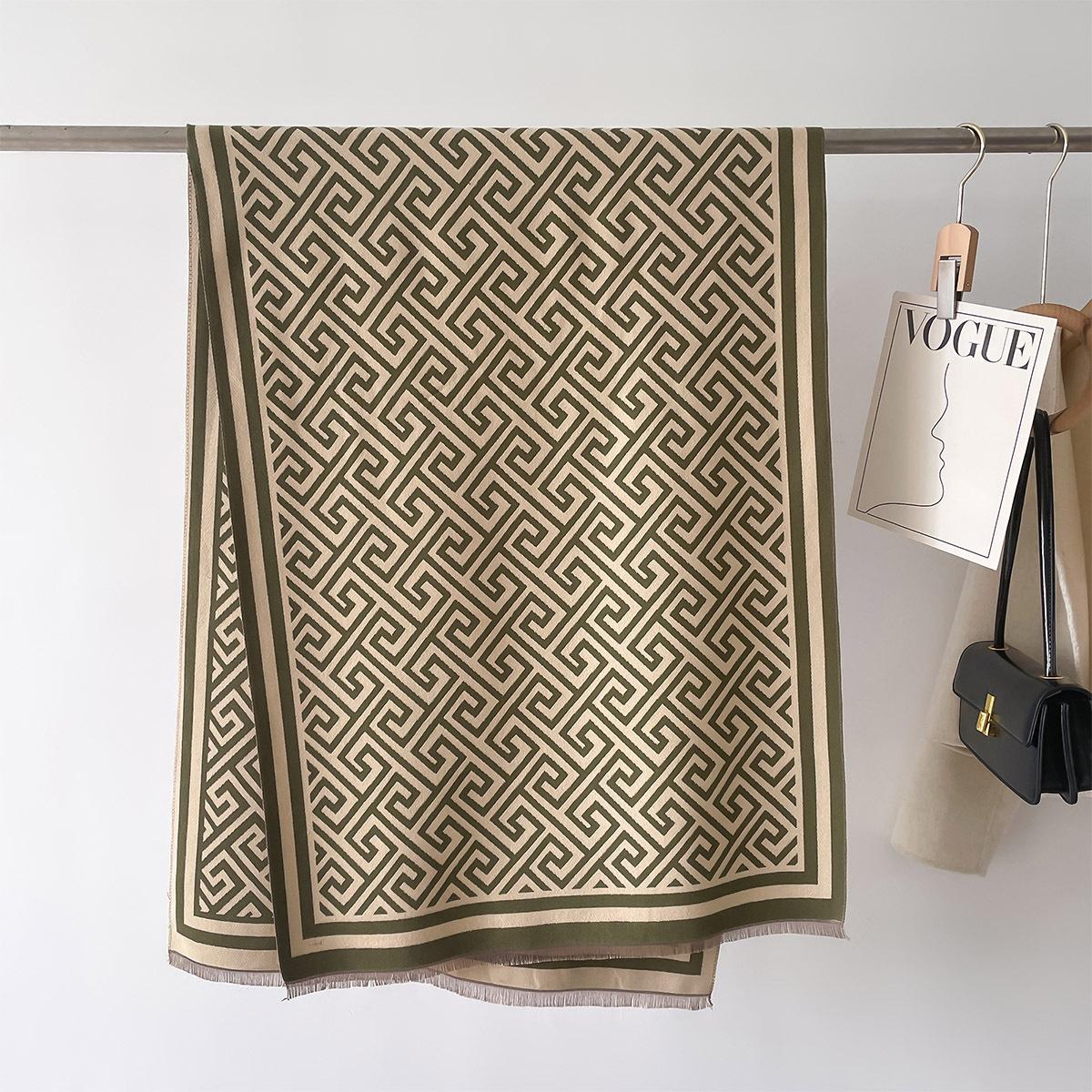 

Корейские модные шарфы женские мужские толстые из искусственного кашемира двухсторонний шарф зимний теплый манишка обертывание буфанда одеяло эшарп шаль 66X186cm