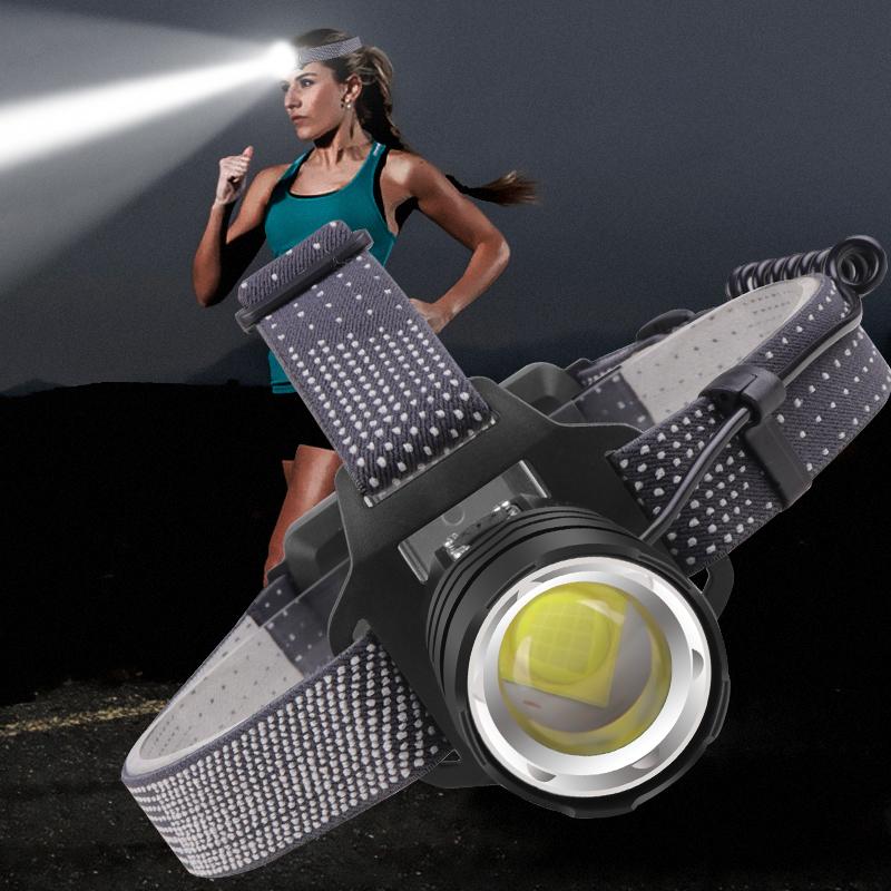 XHP199 16-Core Led Headlamp Zoomable Head Flashlight Lamp Torch 18650 Battery Waterproof for Camping Headlight
