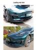 Tesla Model 3 FAST Style Front Lip Black Warrior Body Kit