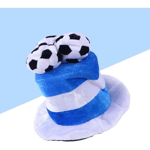 Soccer Party Hats Plush Football Hat Argentina Flag Cheerleading World Football Game Celebration Hat Red
