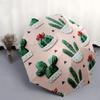 1pc Cactus Pattern Automatic Folding Umbrella, Heavy Duty 8 Rib Iron Frame,  Suitable for Travel, Daily Use, Birthday, Decor Gift  65