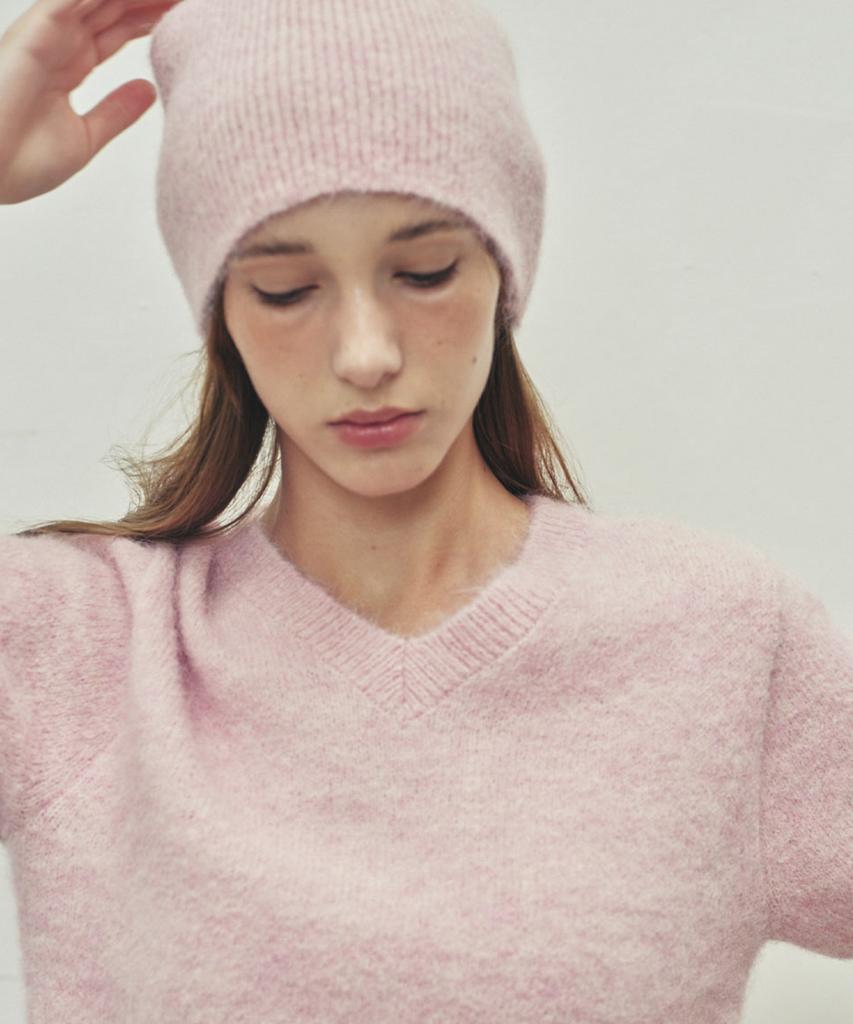 SO IR (3Color)Alpaca Beanie