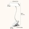 Flexible Bedroom Table Lamp Touch Dimming Reading Lamp with Clip Clamp Night Light  School/Office