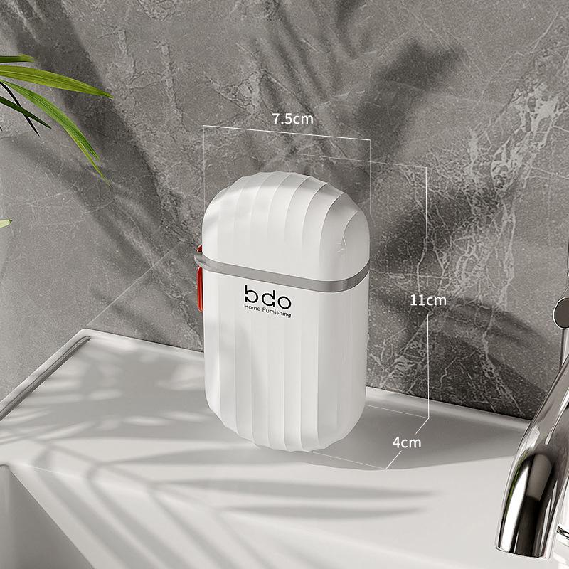 Travel And Business Soap Box Double-layer Draining Soap Box Student's School Portable With Cover Sealed And Leak Proof Soap Box