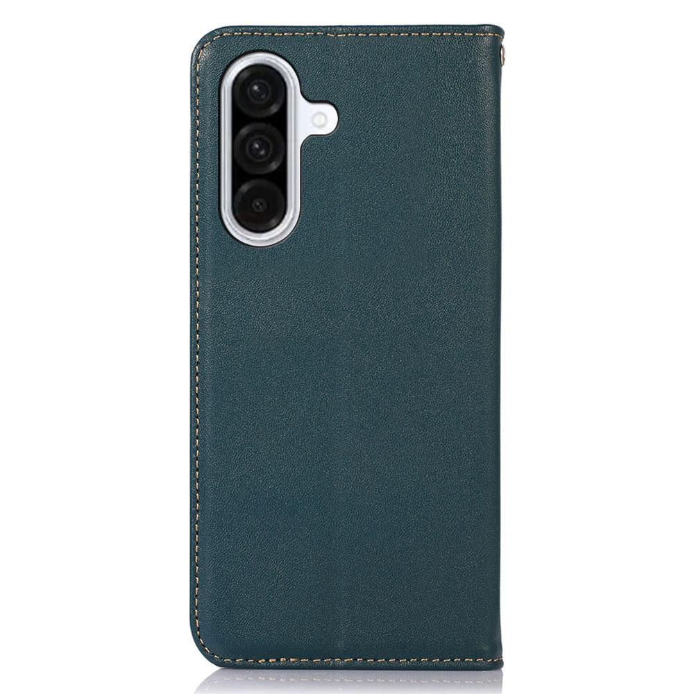 KHAZNEH For Samsung Galaxy A17 Case Wallet Genuine Cow Leather Phone Cover Nappa Texture