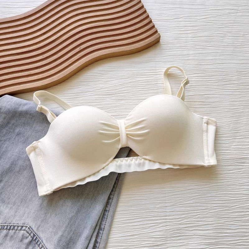 Women Feel Flat Chest Show Big Not Empty Cup Pure Desire No Underwire Small Chest Gathered Underwear