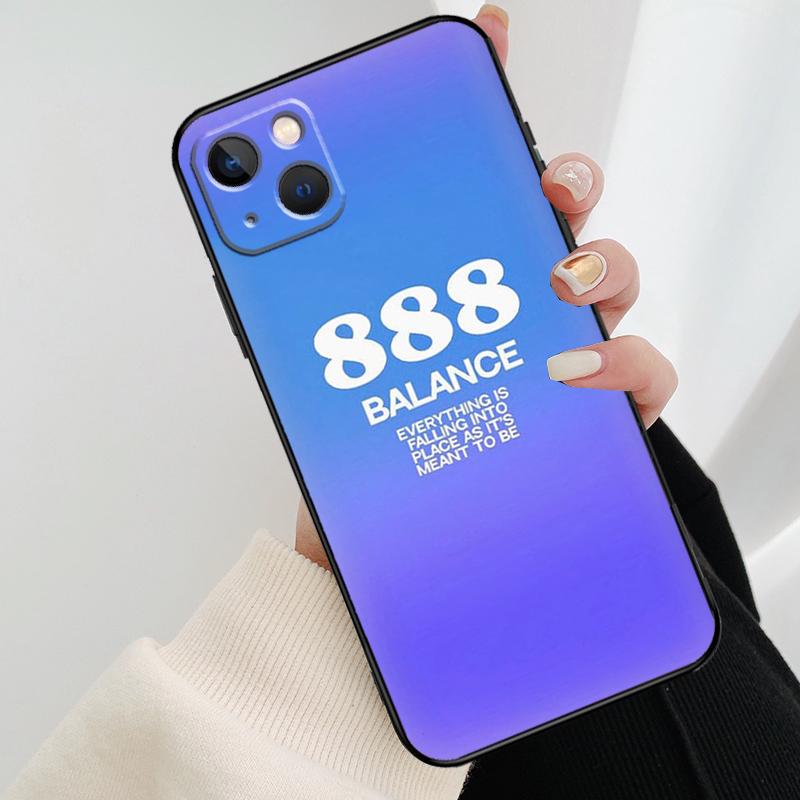 Angel Numbers Phone Case For iPhone 11 12 13 14 15 16 Pro XS Max Mini Cover For iPhone X XR Plus Back Case
