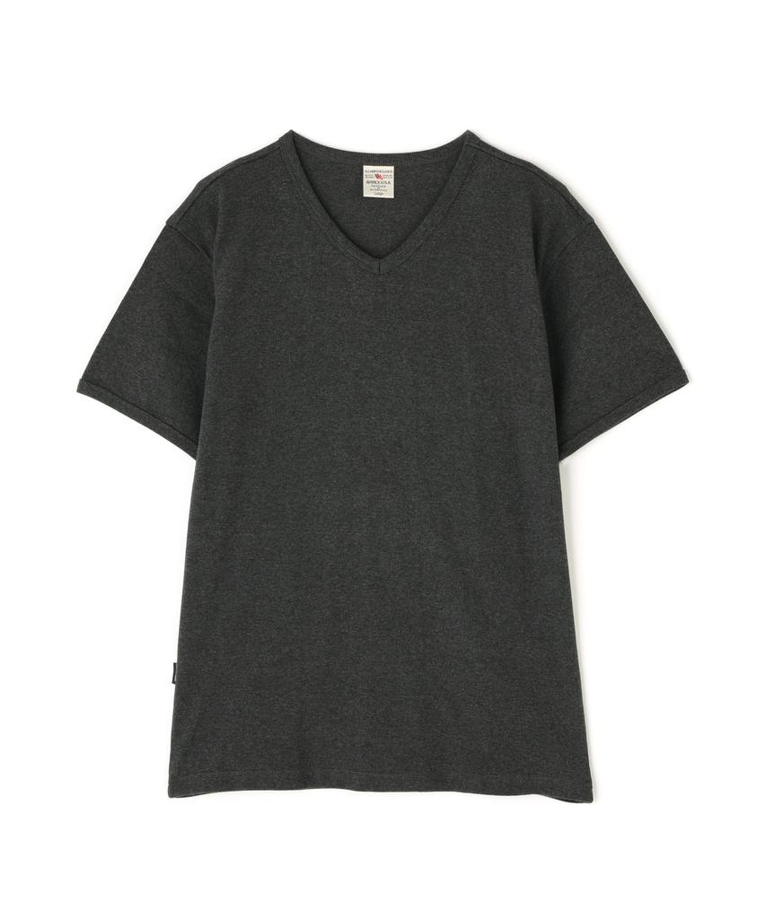 AVIREX DAILY RIB V-NECK TEE 6143501 men's XL charcoal