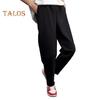 Pantaloni Invernali da Uomo Spessi Foderati in Peluche Vita Elastica Antivento Monocolore Larghi Caldi per Esterno Uso Quotidiano Pantaloni Sportivi
