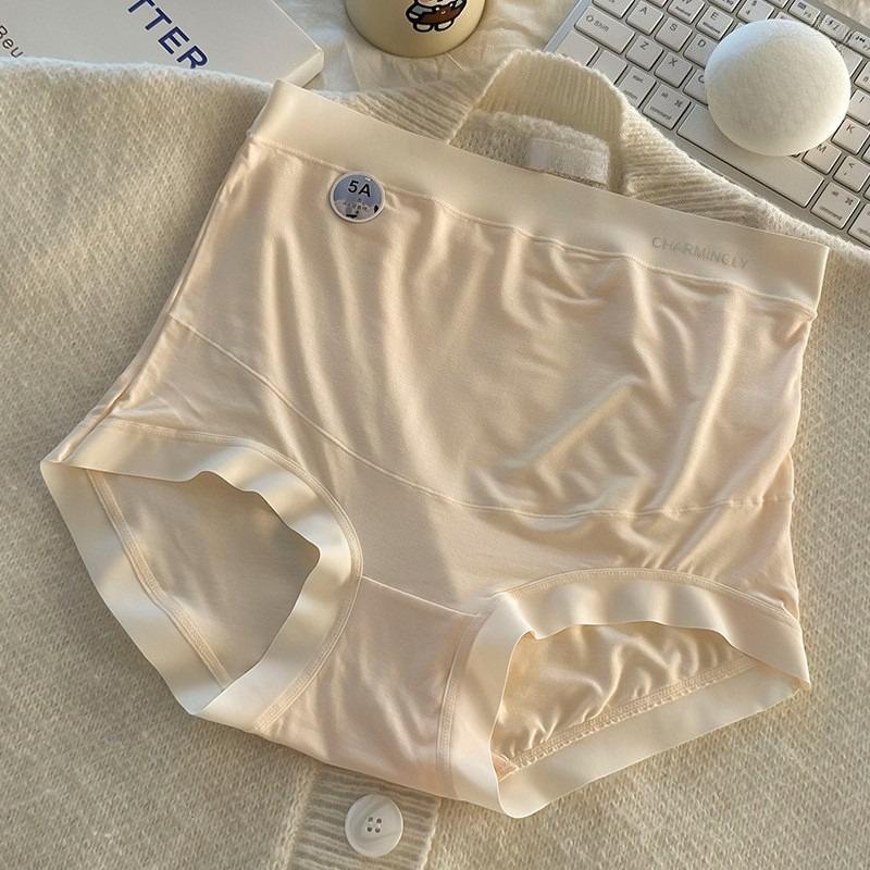 

Female Spring and Summer Pure Cotton High Waist Support Abdomen Lift Hip Pregnant Briefs 3XL тілесний