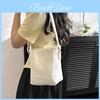 Trendy Women's Pu Bucket Bag Stylish Stitch Detail Fashionable Shoulder Bag For Summer