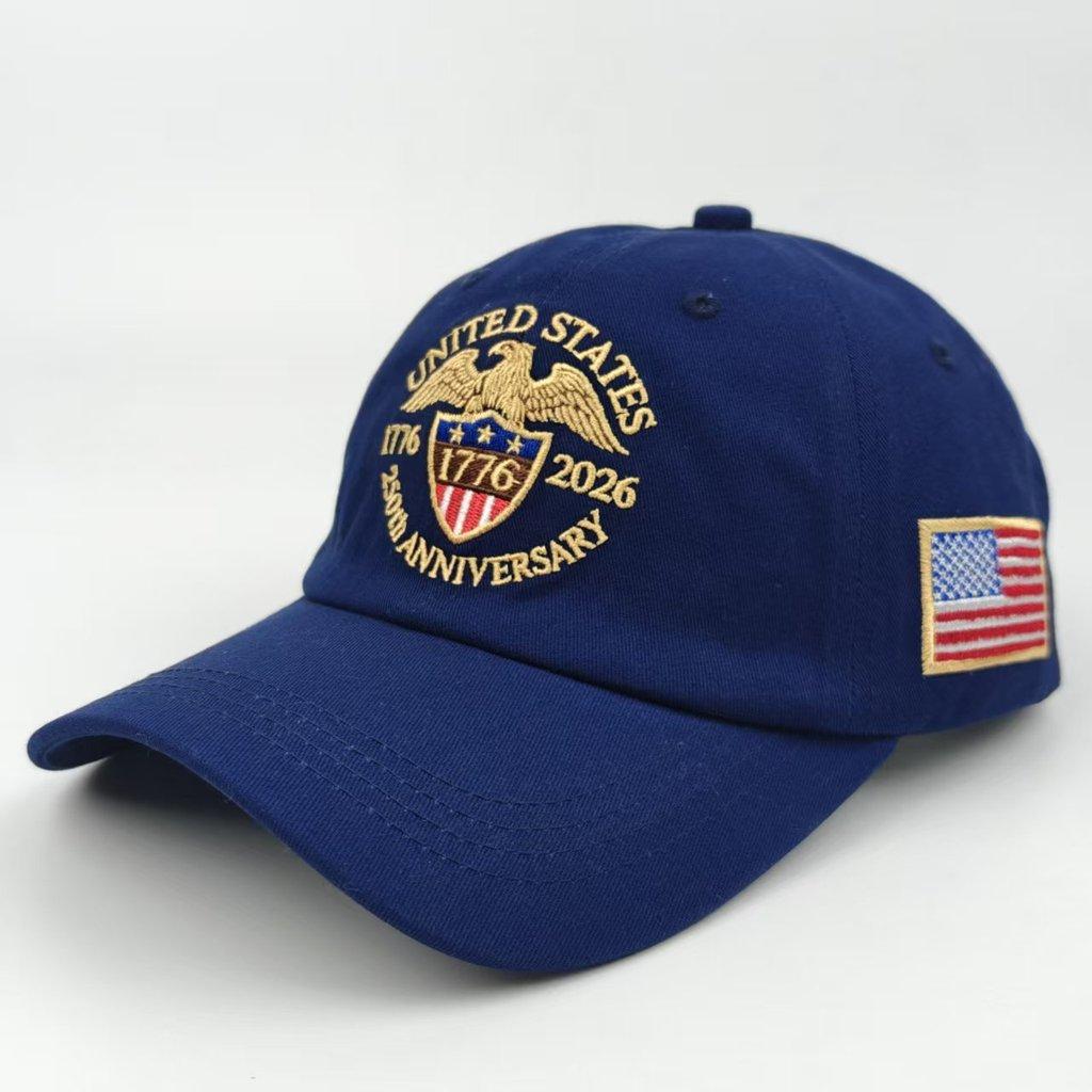 Independence Day Embroidered Baseball Cap With Sun Protection For Outdoor Activities