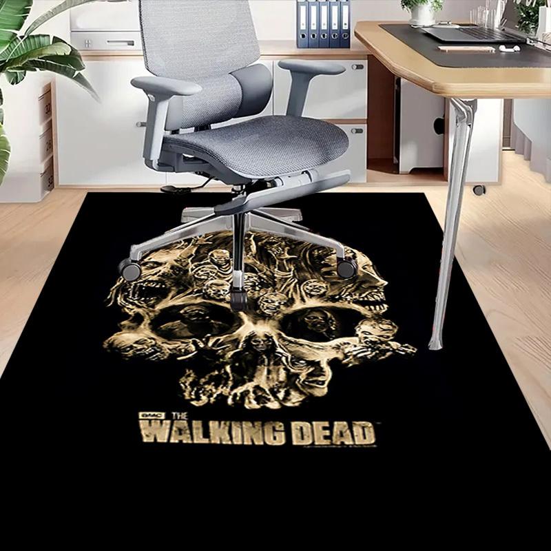 1pc walking dead skull Carpet, Office Rug Outdoor Mat Home Decor Area Carpet Festival