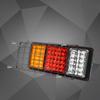 Ygmylandbb LED Trailer Truck and Turn Universal LED Lights for Trailers and with Iron Mesh Set of 2 Lights, Taillights, 24V, Brake, Reverse, Signals,