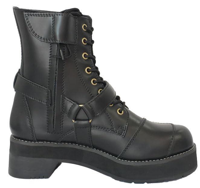 Wildwing Extra Thick Sole OD35 Falcon Boots, Black, 23.0cm, WWM-0001-OD35-230-BLK