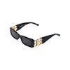 Logo Oval Sunglasses Women Sunglasses Black 889652294056NERO