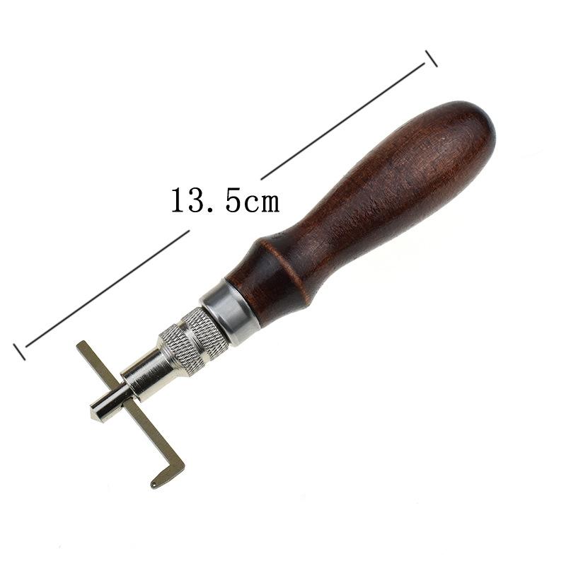 14 Piece Set Home Sewing Hardware Tool Set Stitching Awl Edge Press Sewing Kit Handmade Leather Making Tools Leather Craft Tool