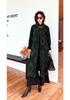 Women's Plus Size Hepburn Style Long Trench Coat - Autumn/Winter Knee-Length Cardigan with Waist-Cinching Belt
