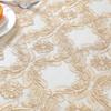Europäische Luxus runde Tischdecke Spitze Stoff Ornament Verschönerung Haushalt Abdeckung Tuch Kaffee Tisch Tischdecke Esstisch Tuch